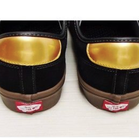 Vans Chima Ferguson Pro Black Gum Gold Skate Shoes - Picture 6 of 8